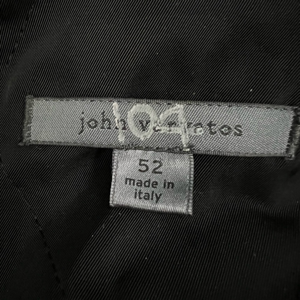 John Varvatos Black Virgin Wool Italian Coat - Men’s US 42 / EU 52 - Picture 13 of 16